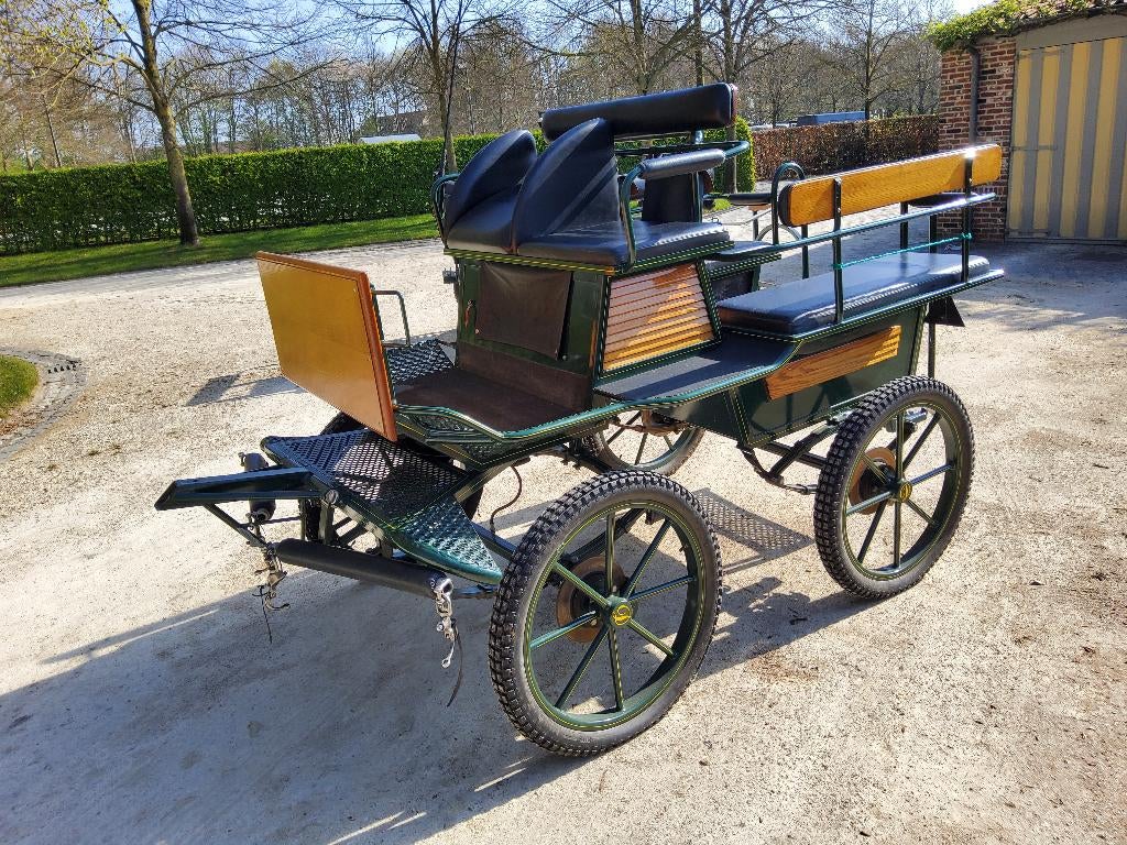 koets te koop, Animaux & Accessoires, Voitures & Carrosses, Comme neuf, Calèche marathon, Cheval ou Poney