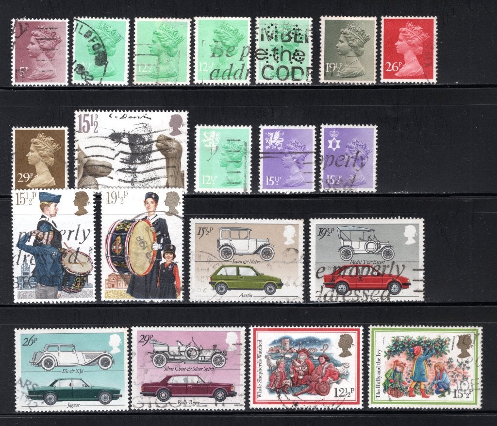 GROOT BRITTANIE Lot 1982 gestempeld, Postzegels en Munten, Postzegels | Europa | UK, Verzenden, Gestempeld