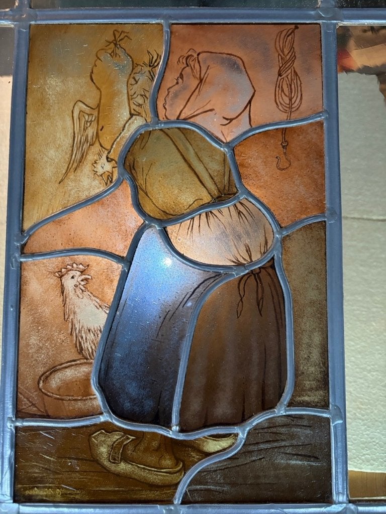 Glasraam - boerin, Antiquités & Art, Antiquités | Verre & Cristal, Enlèvement