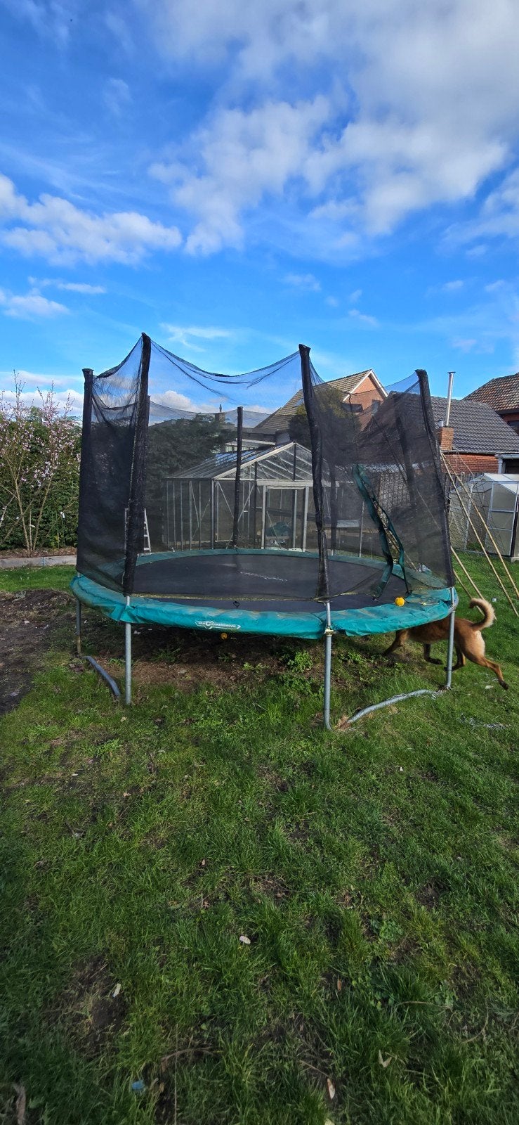 grote trampoline, is al gedemonteerd 350cm, Ophalen