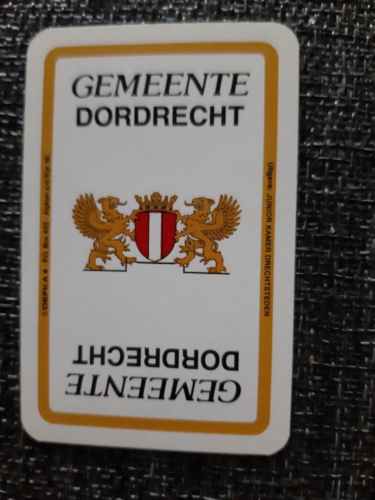 Dordrecht joker, Ophalen of Verzenden