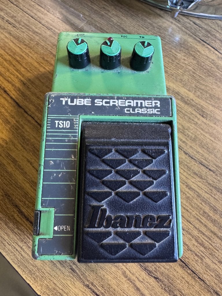 Tube Screamer Ibanez 1988 vintage. TS10, Musique & Instruments, Enlèvement, Utilisé, Distortion, Overdrive ou Fuzz