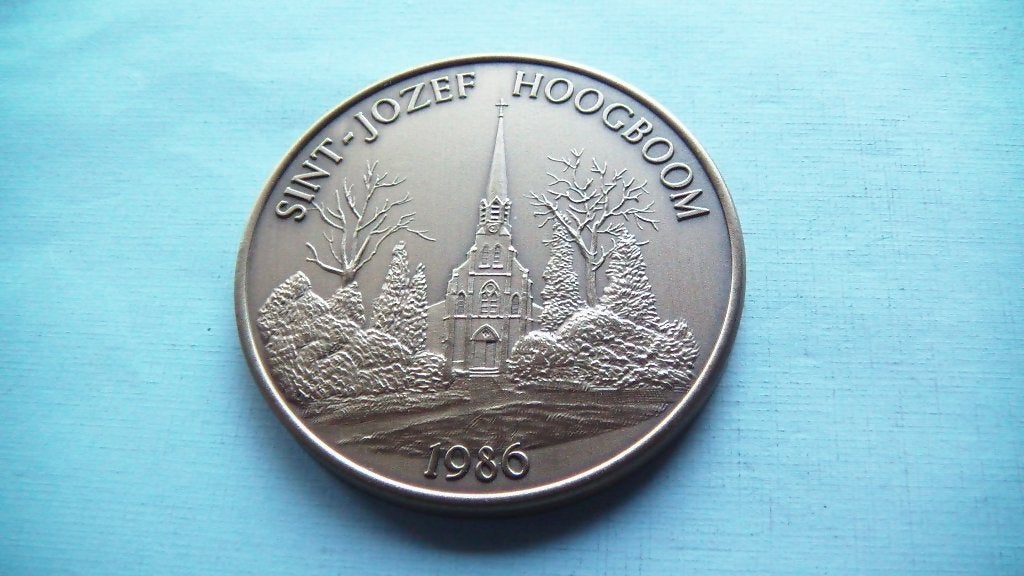 RESERVE ALN médaille sint jozef hoogboom 1986 (50mm), Enlèvement
