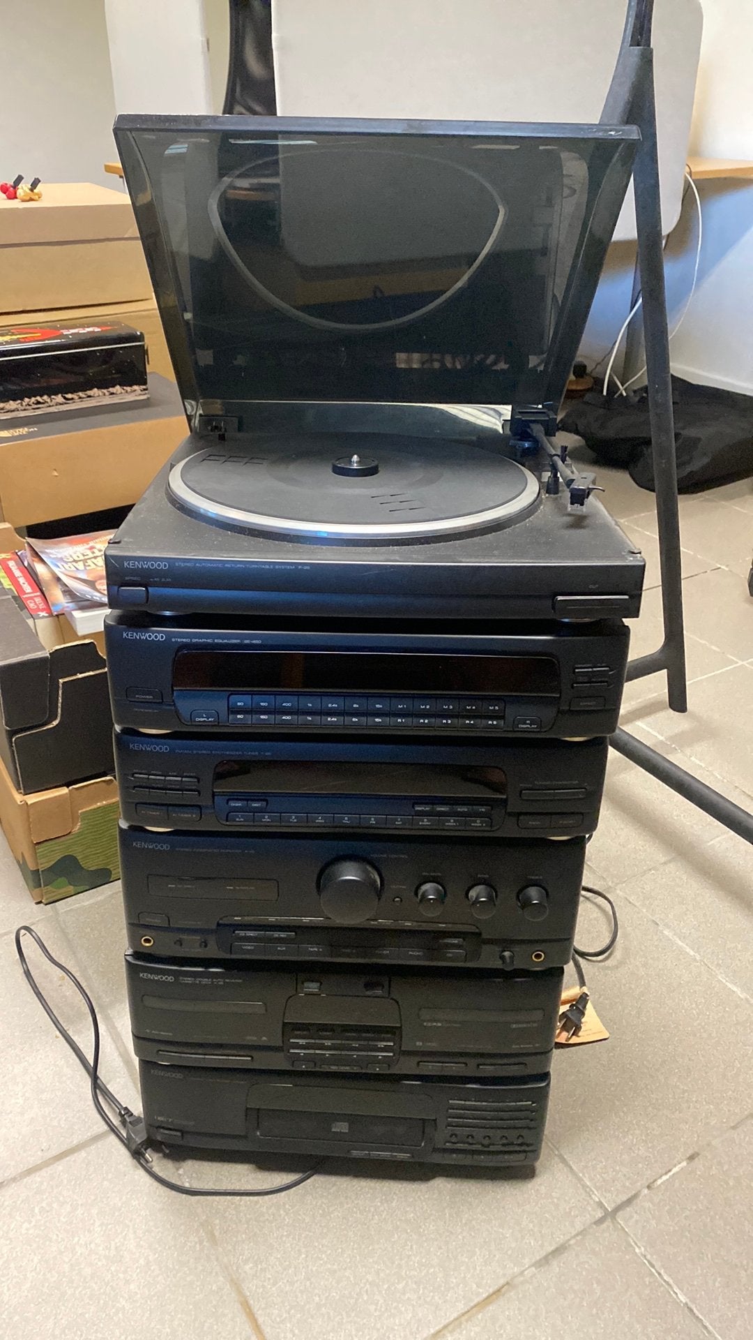 Kenwood hifi toren, Audio, Tv en Foto, Stereoketens, Ophalen, Zo goed als nieuw, Tuner of Radio, Losse componenten