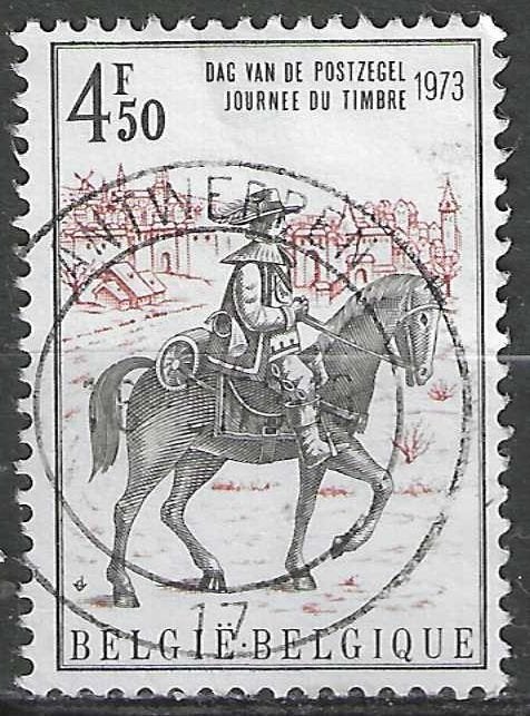 Belgique 1973 - Yvert 1663/OBP 1668 - Journée du timbre (ST), Envoi, Affranchi, Oblitéré