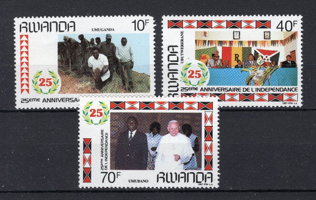 RWANDA 1301/1303 MNH 1987, Verzenden, Postfris, Postfris