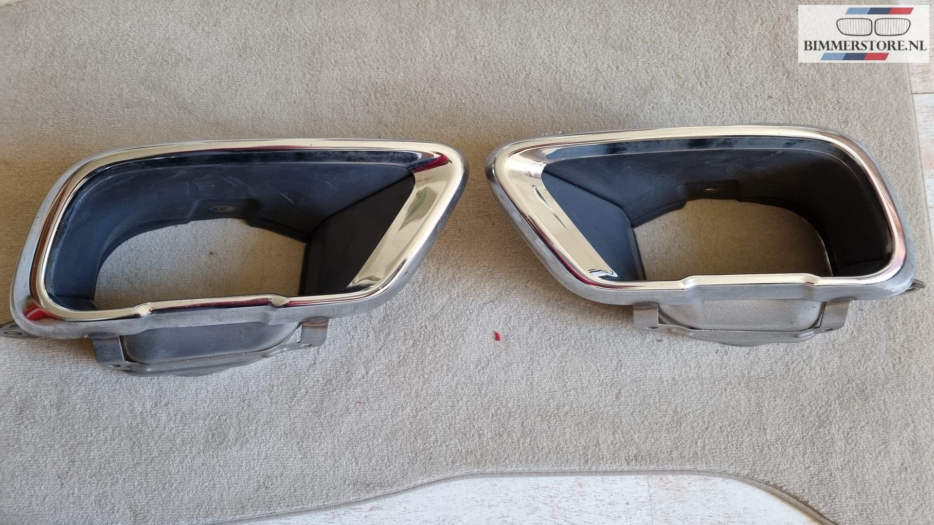 Originele chromen uitlaat sierstuk set BMW X5 G05 / X6 G06 /, Gebruikt, -, -, Ophalen of Verzenden