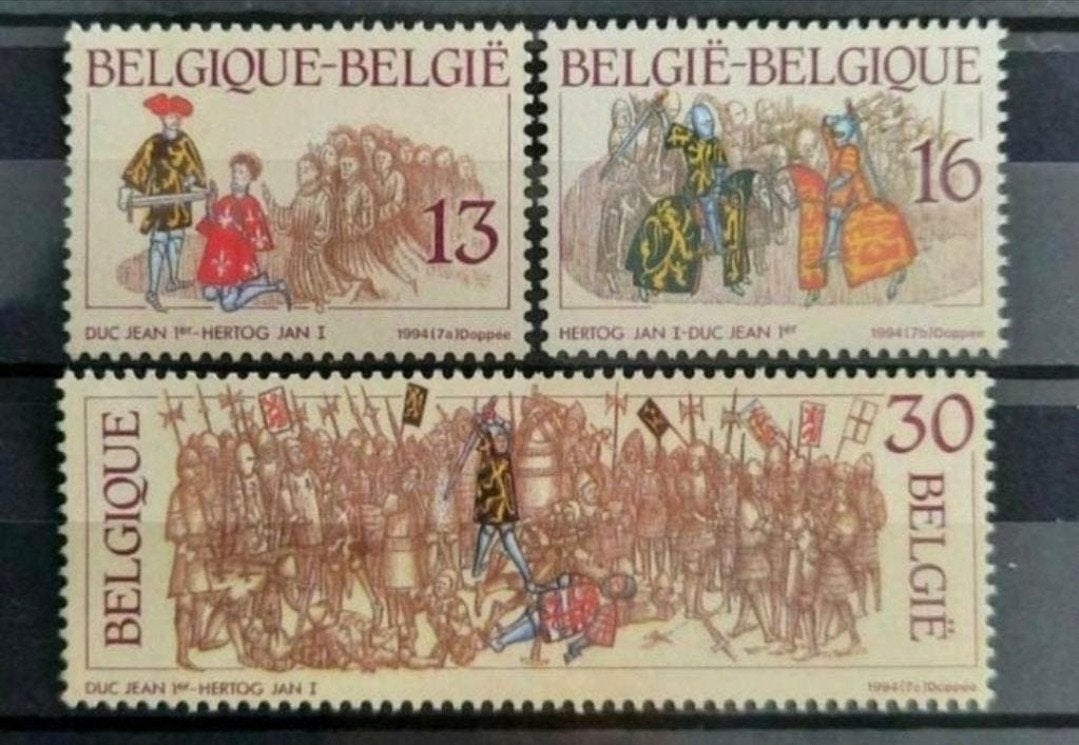 Belgique : COB 2552/54 ** Historique 1994., Sans timbre, Neuf, Enlèvement ou Envoi, Non oblitéré