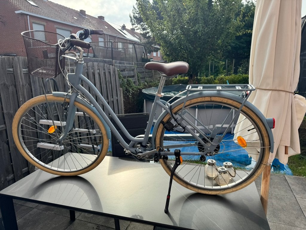 Stadsfiets voor kinderen ELOPS 520 - 9-12 jaar, Vitesses, Frein sur jante, 26 pouces ou plus, Enlèvement