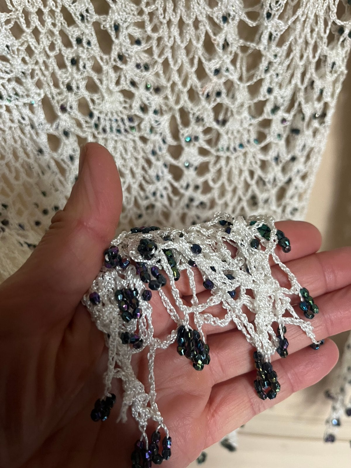 (Strand) top met pareltjes, Kleding | Dames, Ophalen of Verzenden