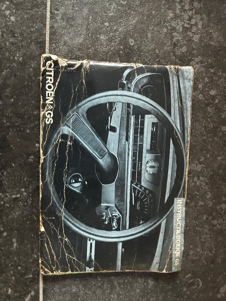 Instructie Boeke citroen GS  ,oldtimer, Autos : Divers, Enlèvement ou Envoi