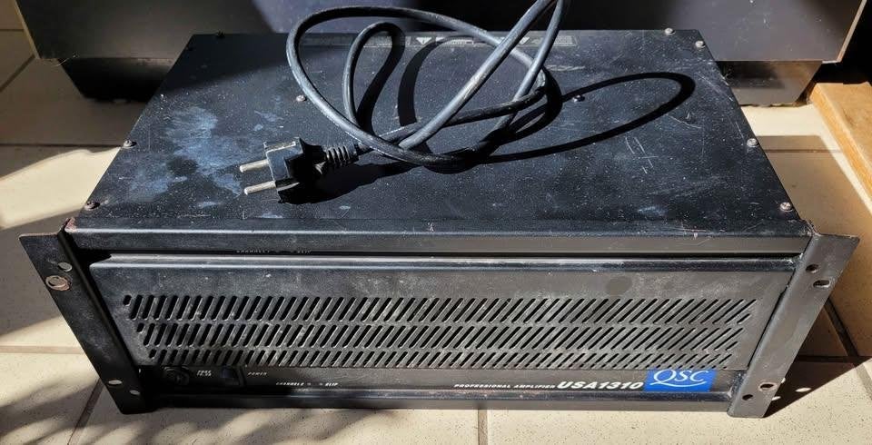 Ampli QSC USA 1310 (650 W stéréo - 1300 mono), Autres marques, Enlèvement, 120 watts ou plus, Stéréo