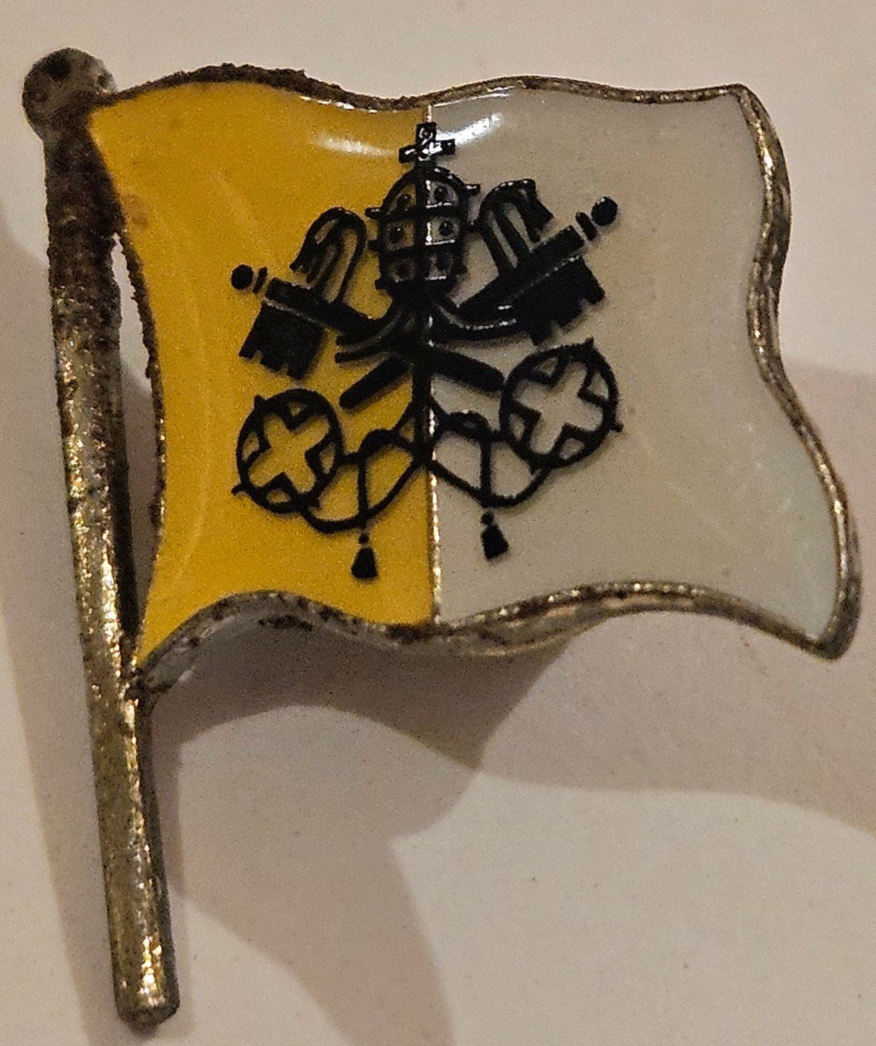 Vaticaanstad vlag-speldje pin
Dit is een Vatic, Ophalen of Verzenden