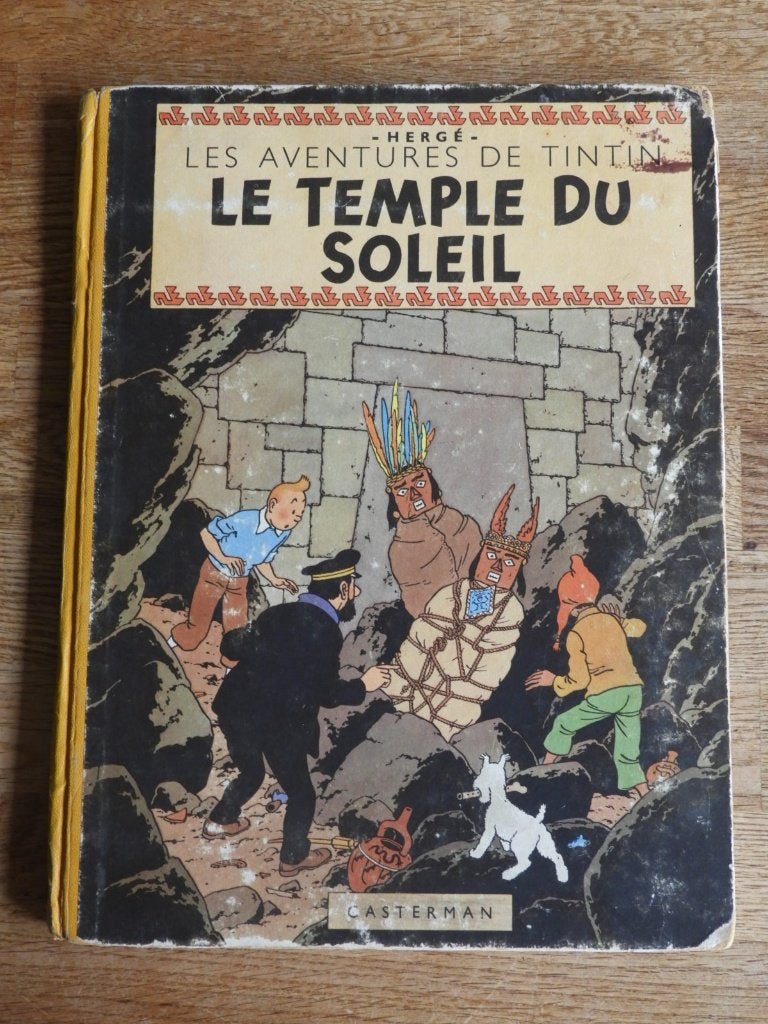 Les Aventures de TINTIN (Hergé) : Le Temple du Soleil, Eén stripboek, Ophalen of Verzenden, Gelezen, Hergé.