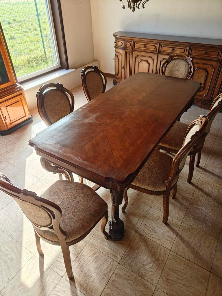 Set van 6 antieke stoelen, Ophalen