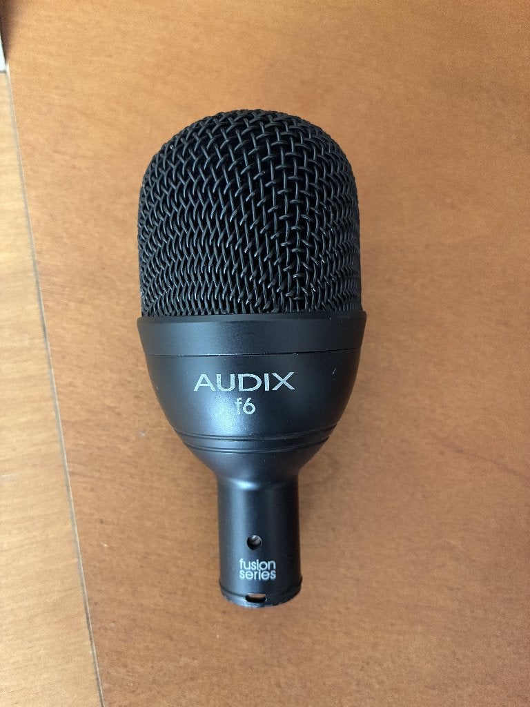 Audix F6 dynamische kickdrum / basgitaar microfoon, Ophalen of Verzenden, Zo goed als nieuw, Instrumentmicrofoon