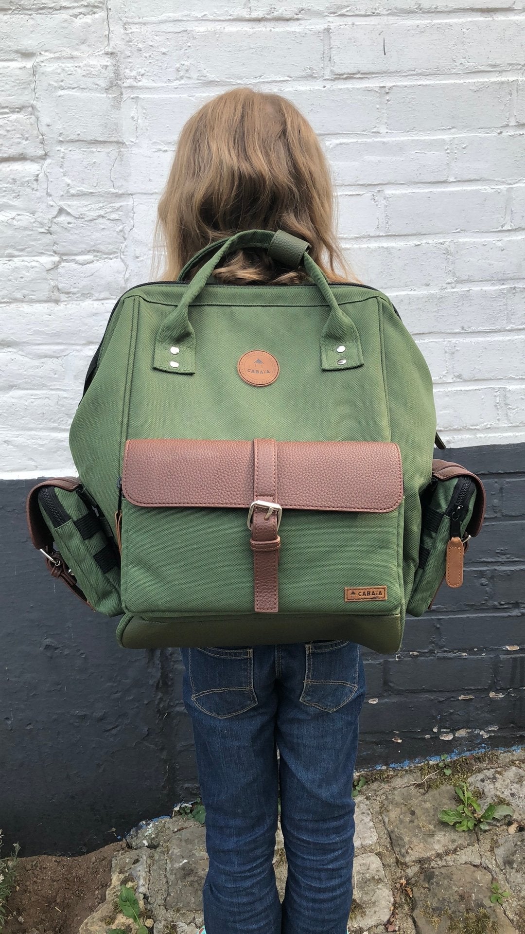 Cabaïa rugzak, Ophalen, 30 tot 40 cm, Rugtas, Zo goed als nieuw