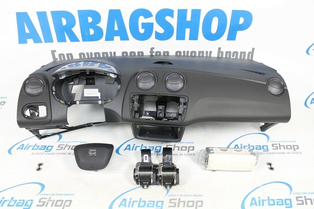 Airbag kit Tableau de bord brun navi Seat Ibiza 6J