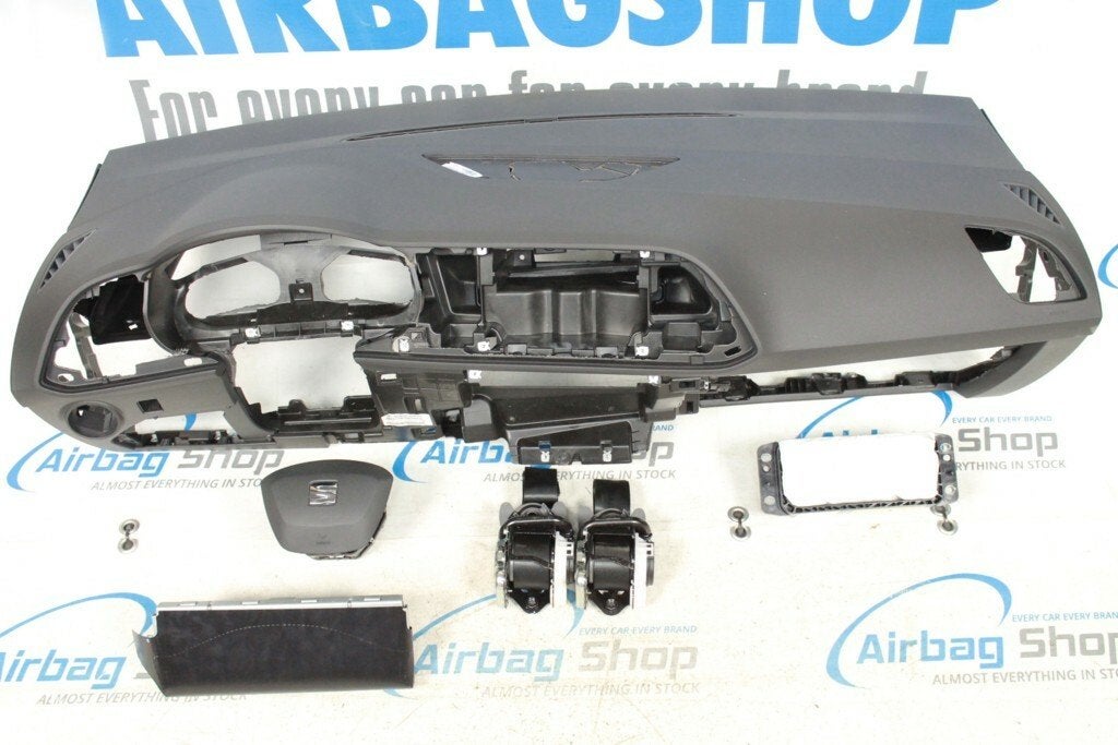 Airbag kit - Tableau de bord Seat Leon 3 (2012-2020), Autos : Pièces & Accessoires, Enlèvement ou Envoi, Utilisé