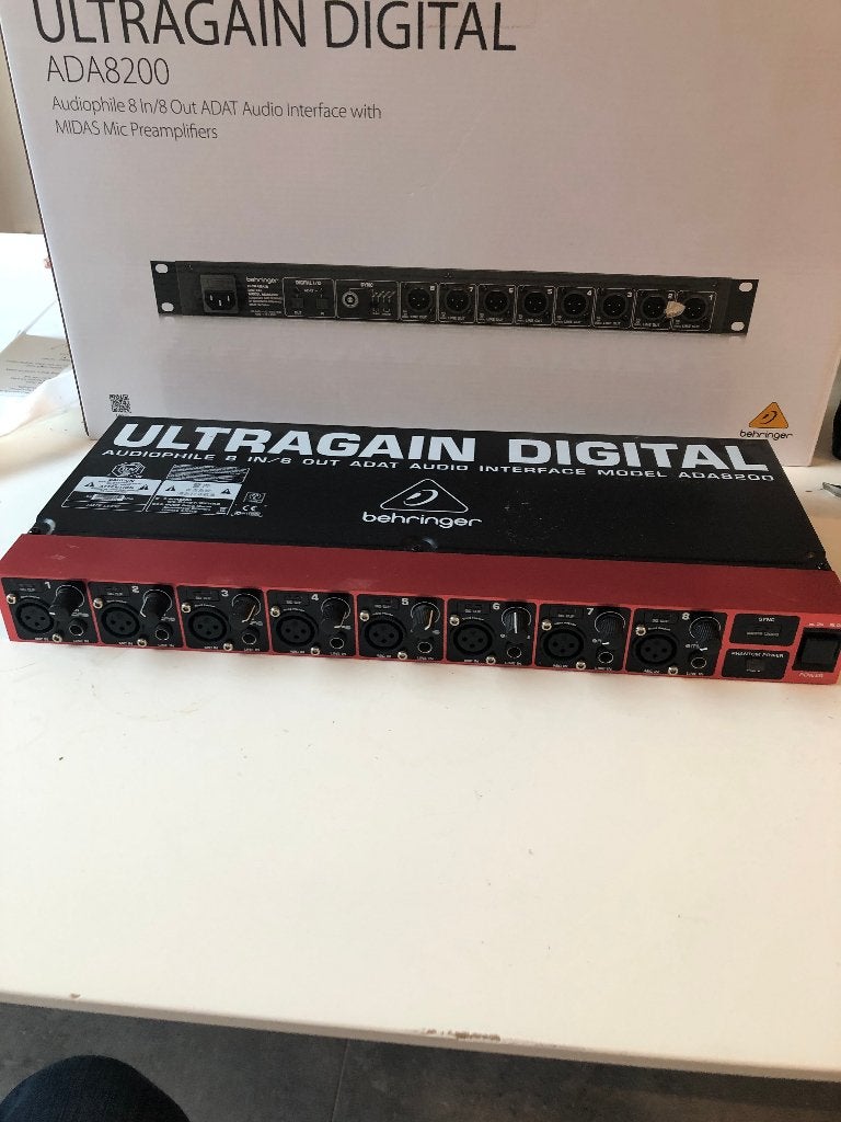 Behringer ADA8200 adat audio interface, Ophalen, Zo goed als nieuw, Audio