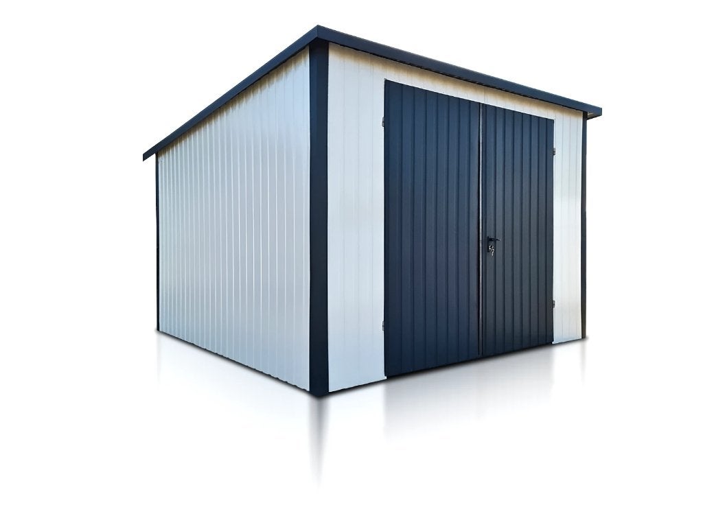 Abri de jardin 33 m Monopente Blanc