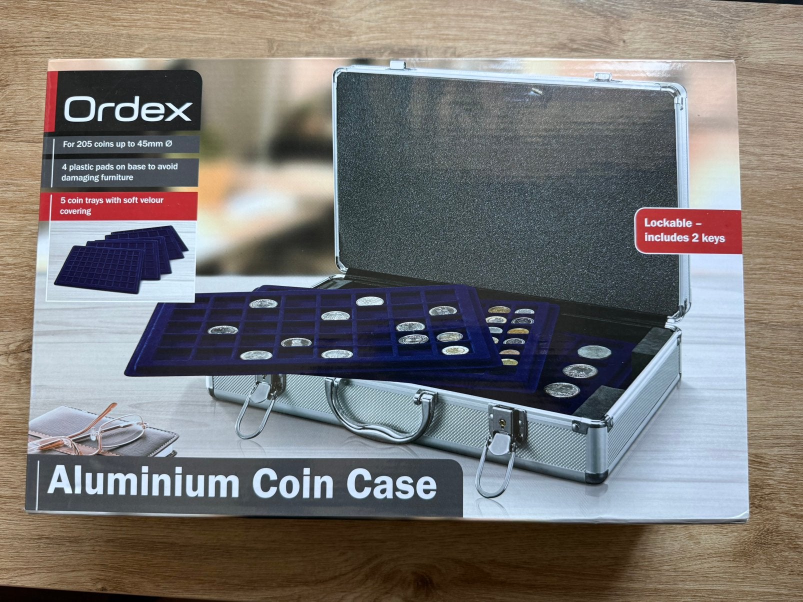 Nieuw: coin case/ munten koffer, Timbres & Monnaies, Monnaies & Billets de banque | Accessoires, Enlèvement, Autres types