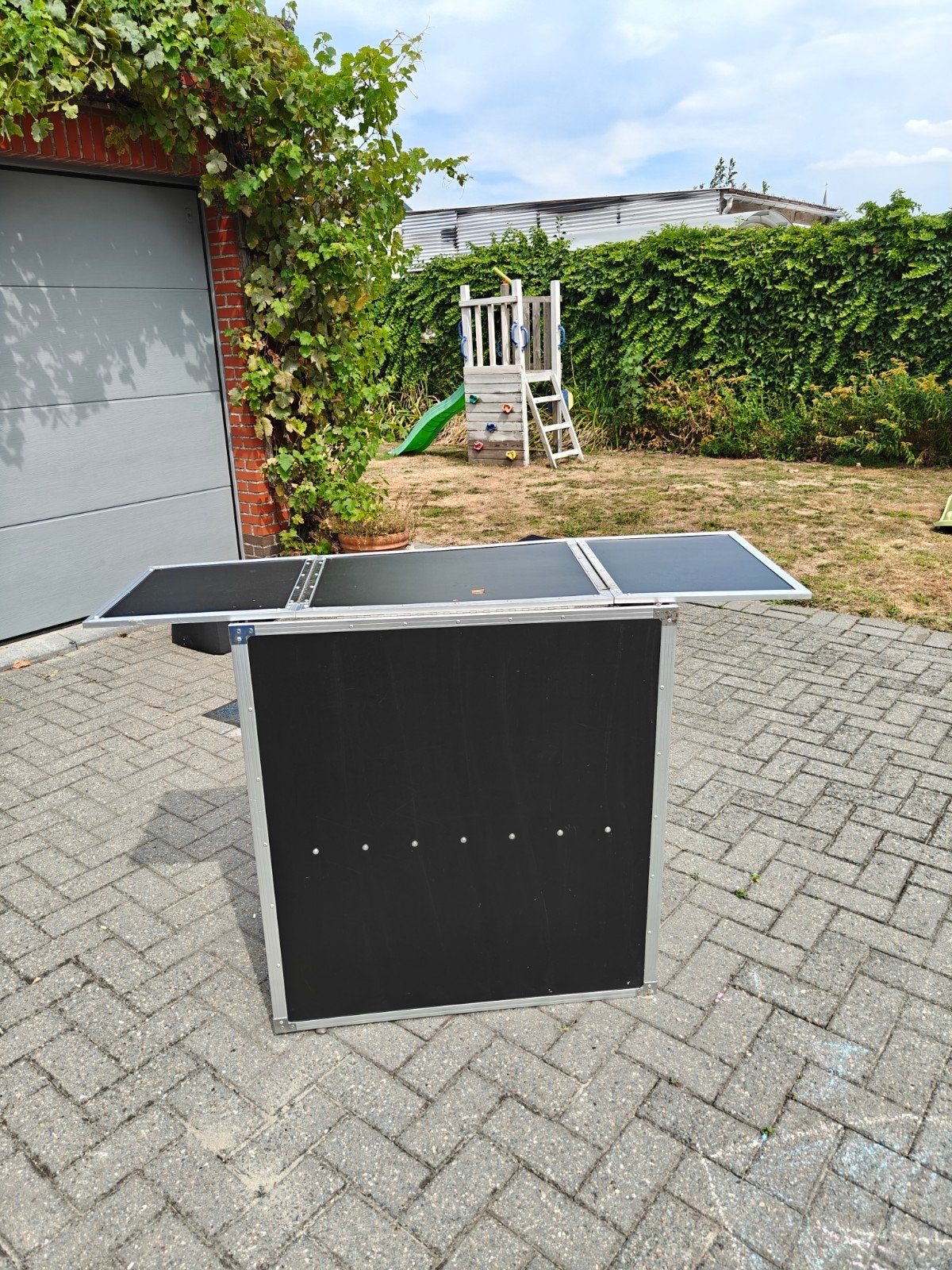 Opvouwbare DJ Booth / Flightcase DJ-tafel, Ophalen, Gebruikt
