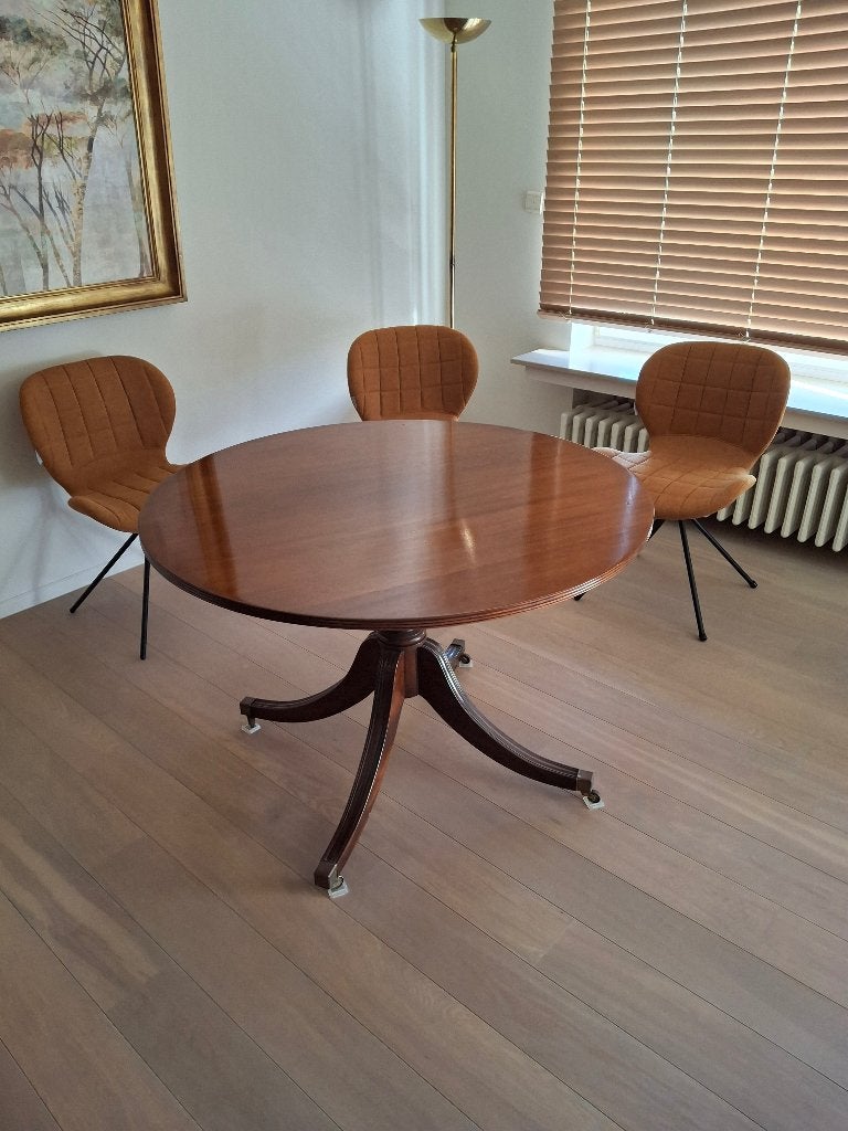 Stijlvolle ronde tafel/ Engelse Regency stijl Mahonie, Ophalen
