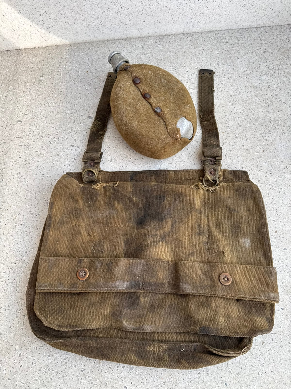 Sac à pain ABBL + gourde, Collections, Enlèvement ou Envoi
