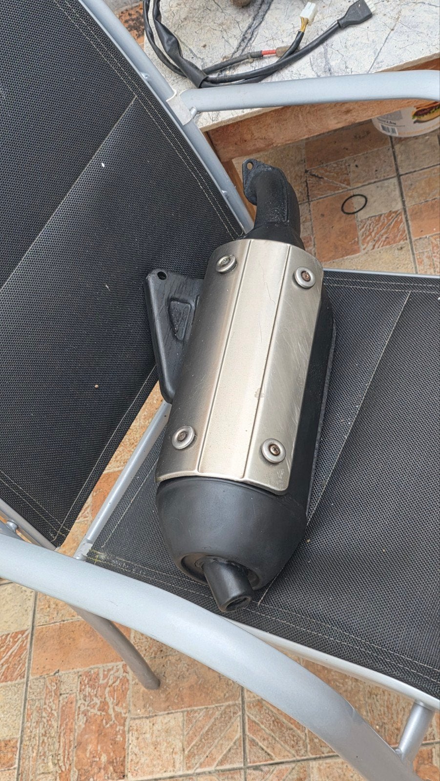 SM06 uitlaat, Motoren, Ophalen of Verzenden, Gebruikt