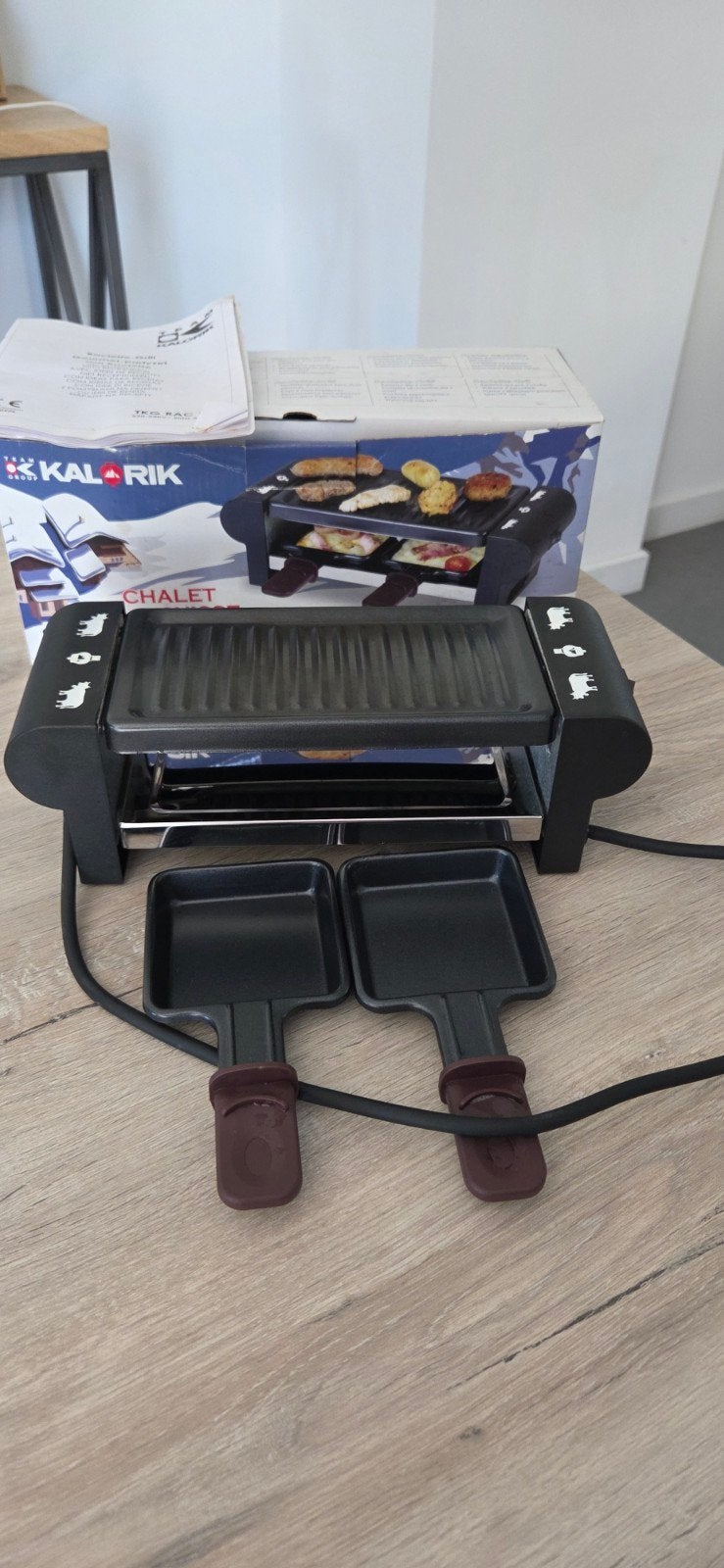 Raclette Tefal 2 personnes, Ophalen of Verzenden