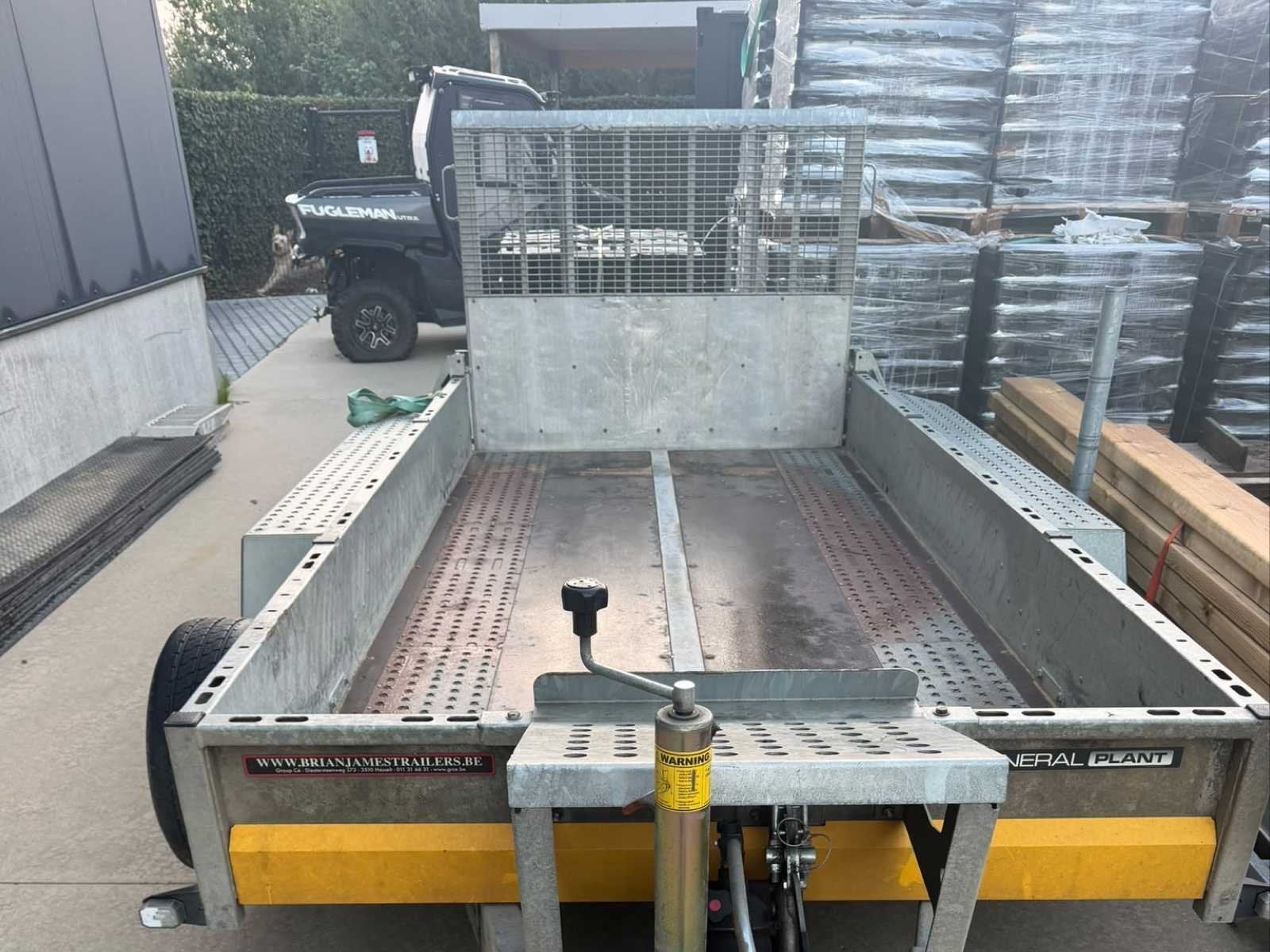 2023 Brian James Machinetransporter T-02-T Aanhangwagen, Auto diversen, Gebruikt