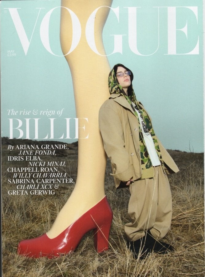 Vogue UK - May 2025 - Mei 25 - Billie Eilish - Domestic V.2., Verzenden, Zo goed als nieuw, Damesbladen