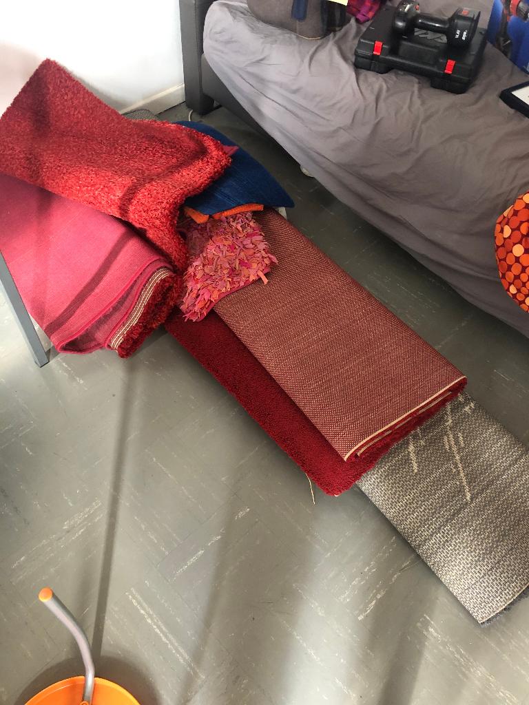 gratis tapijten voor jeugdhuis/muziekstudio/atelier, 100 à 150 cm, Bleu, 100 à 150 cm, Enlèvement