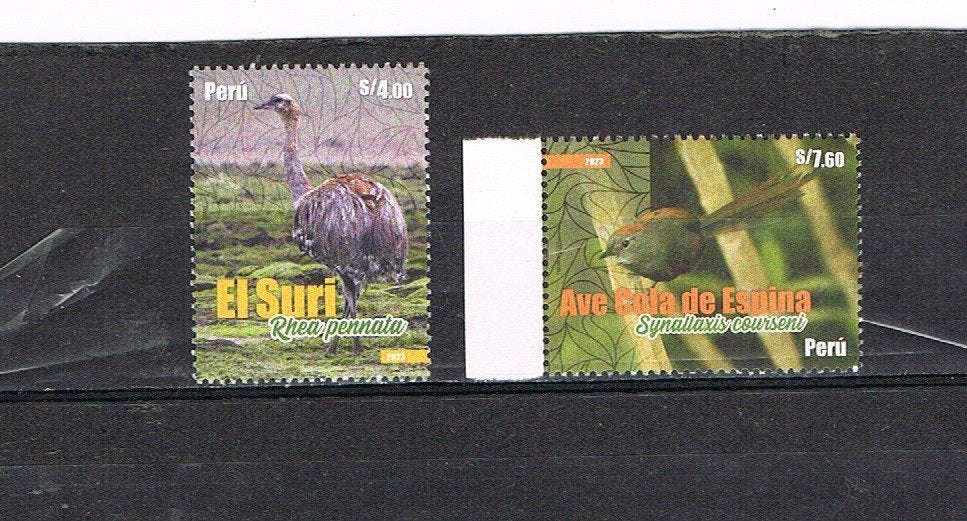 PERU : VOGELS-REEKS POSTFRIS-2023, Ophalen of Verzenden, Dier of Natuur