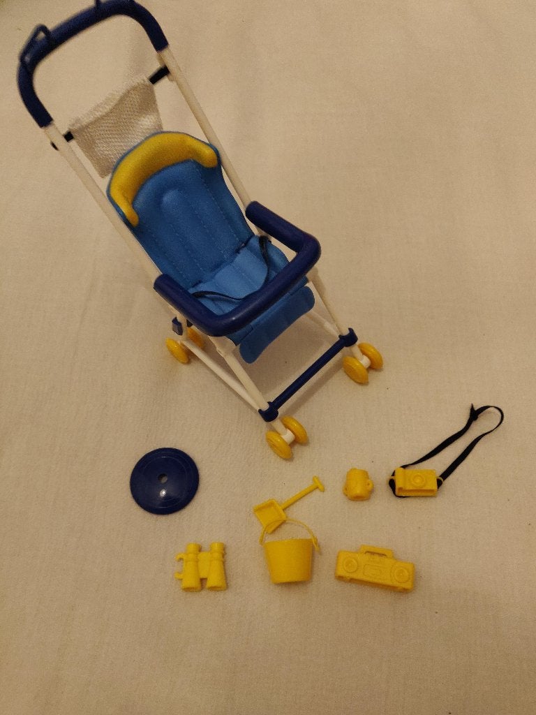 Barbie kinderwagen, Kinderen en Baby's, Speelgoed | Poppen, Ophalen, Gebruikt, Barbie