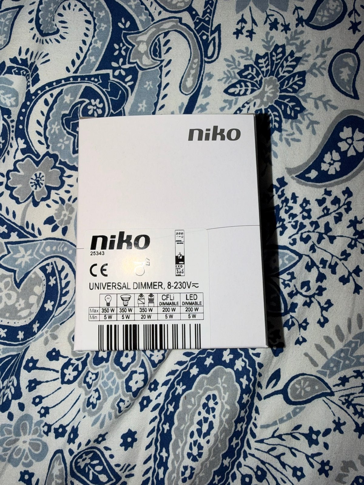 Niko dimmers <10A, DIN (9x) 330-00700, Enlèvement ou Envoi, Neuf, Variateur