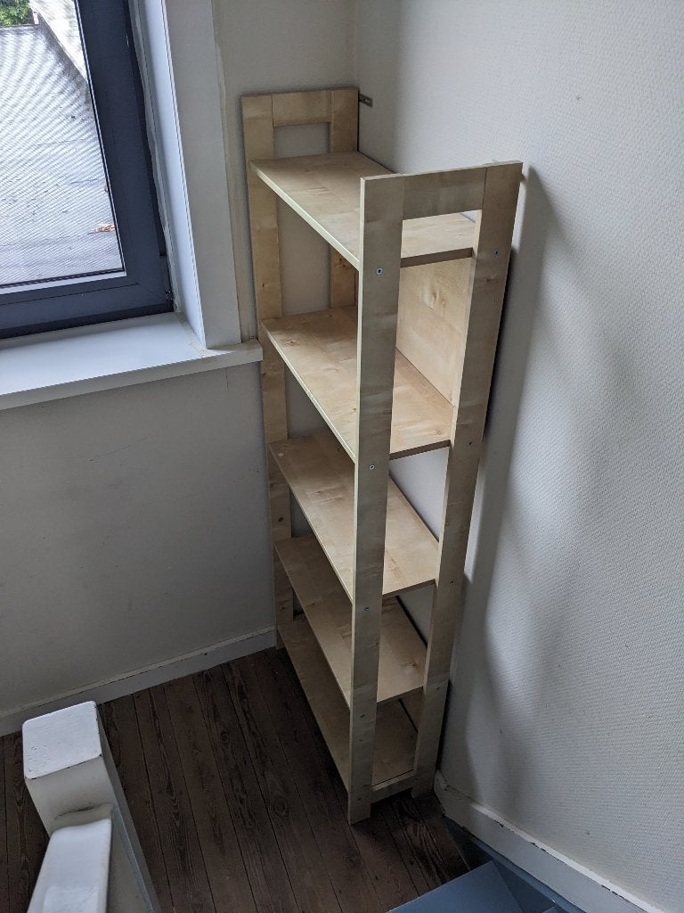 Houten rek, Ophalen, Gebruikt