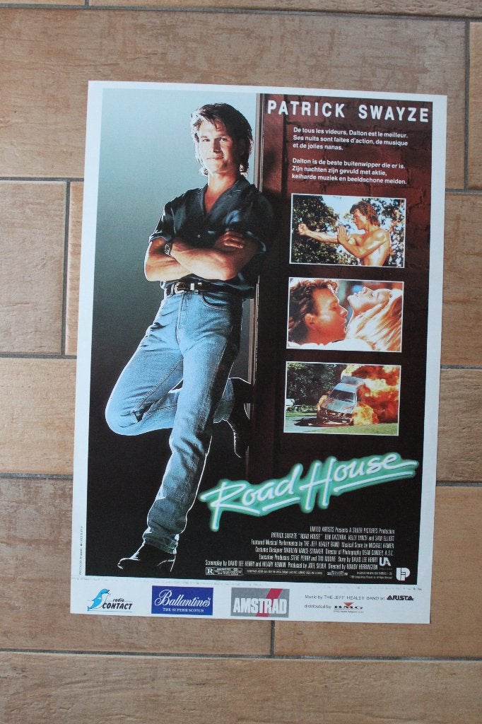 filmaffiche Road House Patrick Swayze filmposter, Verzamelen, Posters, Rechthoekig Staand, Ophalen of Verzenden, Zo goed als nieuw