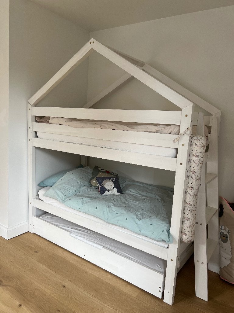 Lit cabane enfants, Kinderen en Baby's, Ophalen, Hoogslaper of Stapelbed, 70 tot 85 cm, 140 tot 160 cm