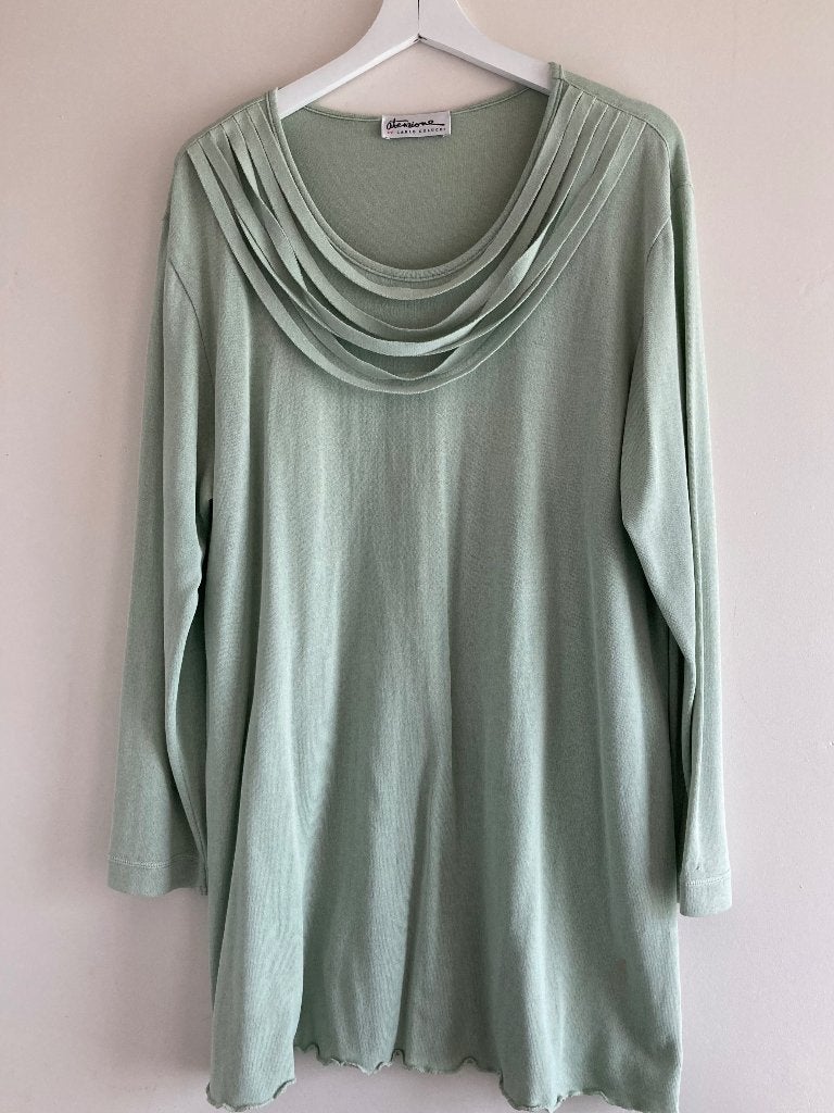 Mintgroene tuniek – Attenzione" by Carlo Colucci "44- XL, Carlo Collucci, Maat 42/44 (L), Ophalen of Verzenden, Zo goed als nieuw