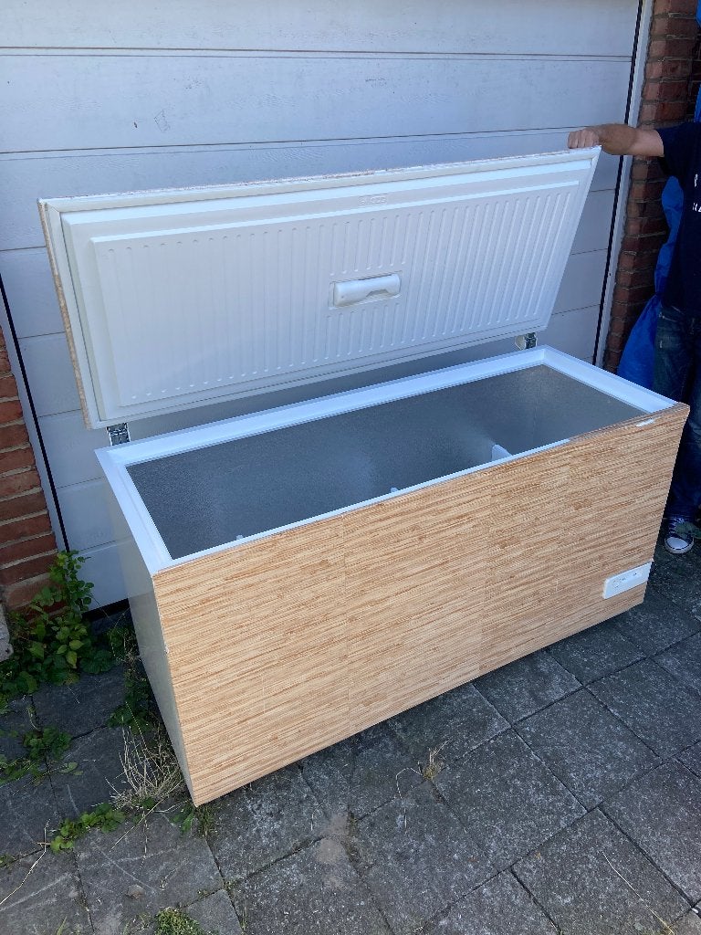 A+ 500L grote diepvrieskist, Elektronische apparatuur, Gebruikt, Tussenbouw, Energieklasse A of zuiniger, 90 cm of meer