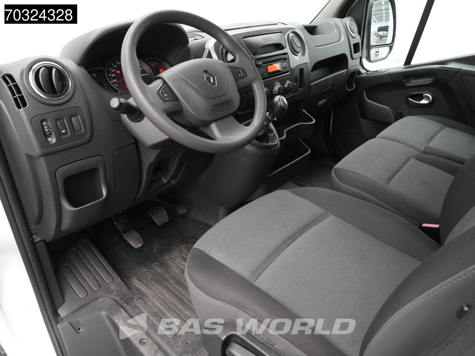 Renault Master 130PK Bakwagen Achterdeuren Airco Cruise Euro, Auto's, Stof, Gebruikt, Euro 6, 4 cilinders