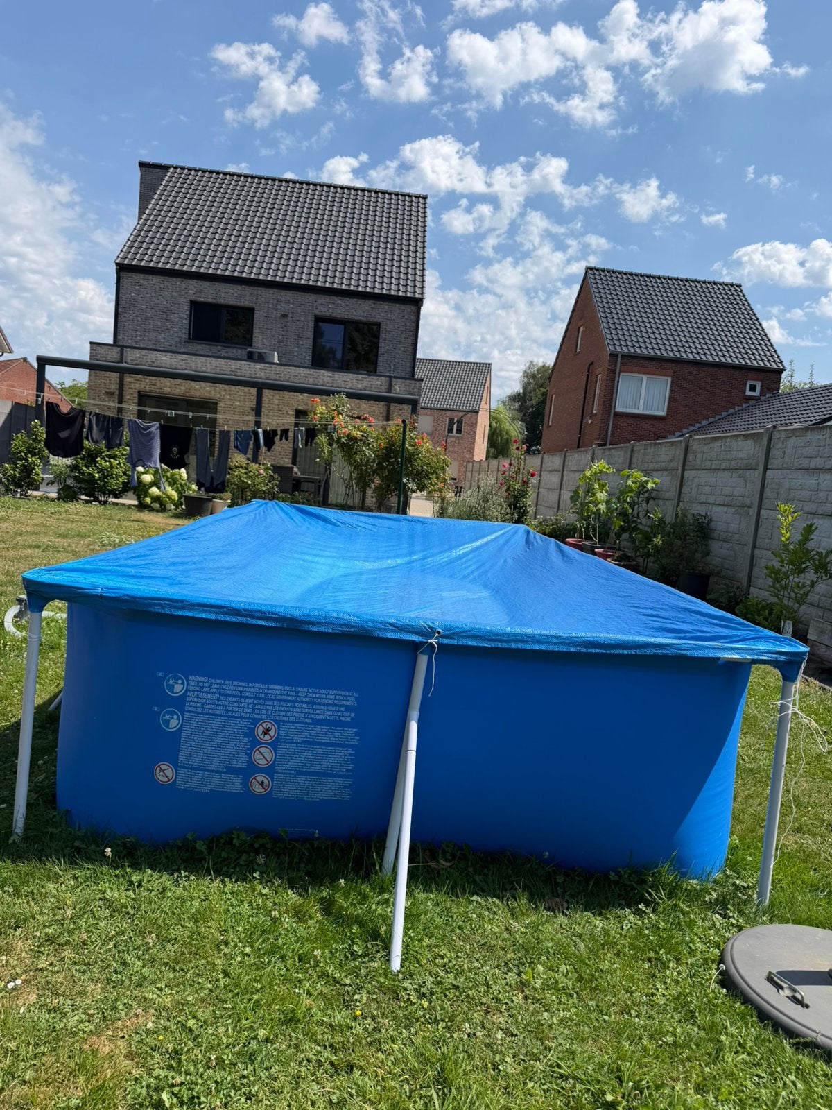 Zwembad, Tuin en Terras, Ophalen, 200 tot 300 cm, 80 tot 120 cm, Zo goed als nieuw