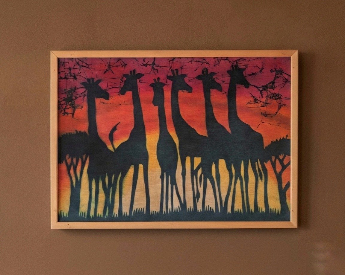Textielschilderij, Ophalen