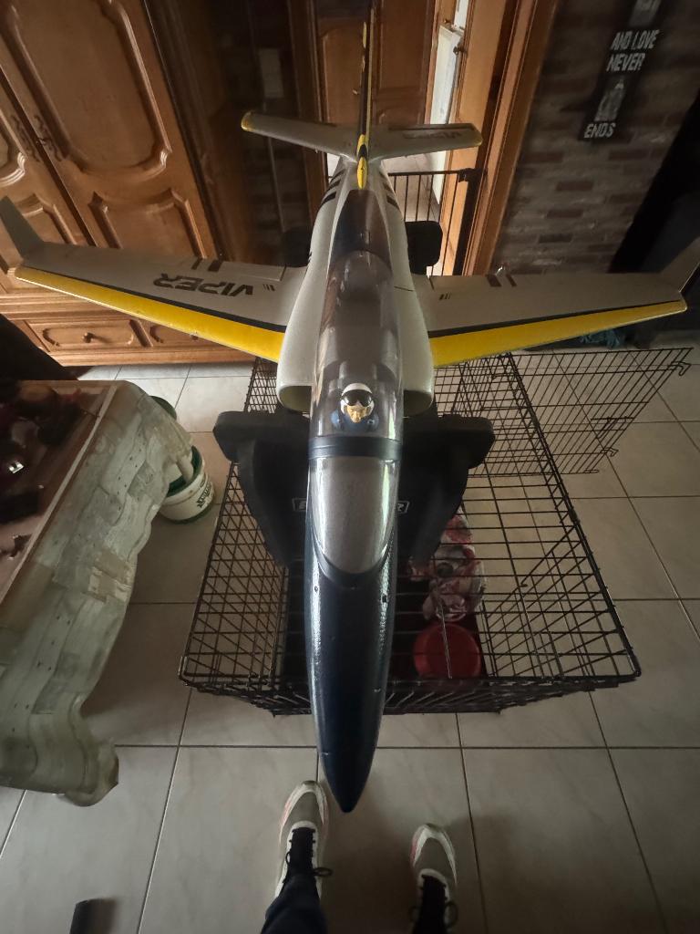 Fms 70 mm super viper v2, Hobby en Vrije tijd, Ophalen, Gebruikt, Elektro, RTF (Ready to Fly)