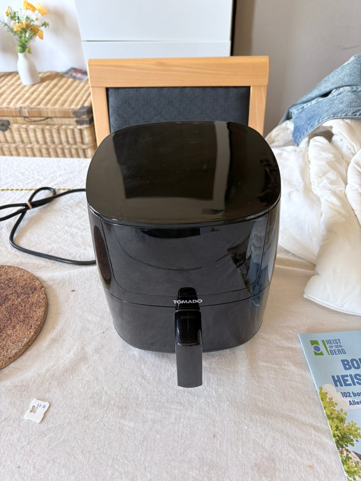 Airfryer te koop 4l, Electroménager, Enlèvement, Neuf, Friteuse à air, 750 à 999 grammes