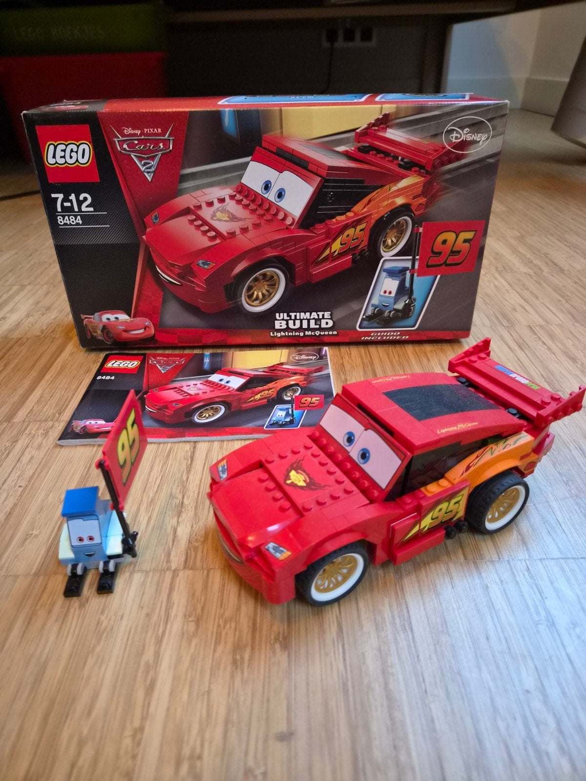 LEGO Cars 8484 Lightning McQueen Ultimate Build (compleet), Ophalen, Overige thema's, Lego, Zo goed als nieuw