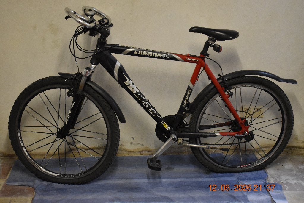 Vélo VTT sportif de marque ALVERSTONE 500 Lombardo, Frein sur jante, Enlèvement, Utilisé, Plus de 20 vitesses