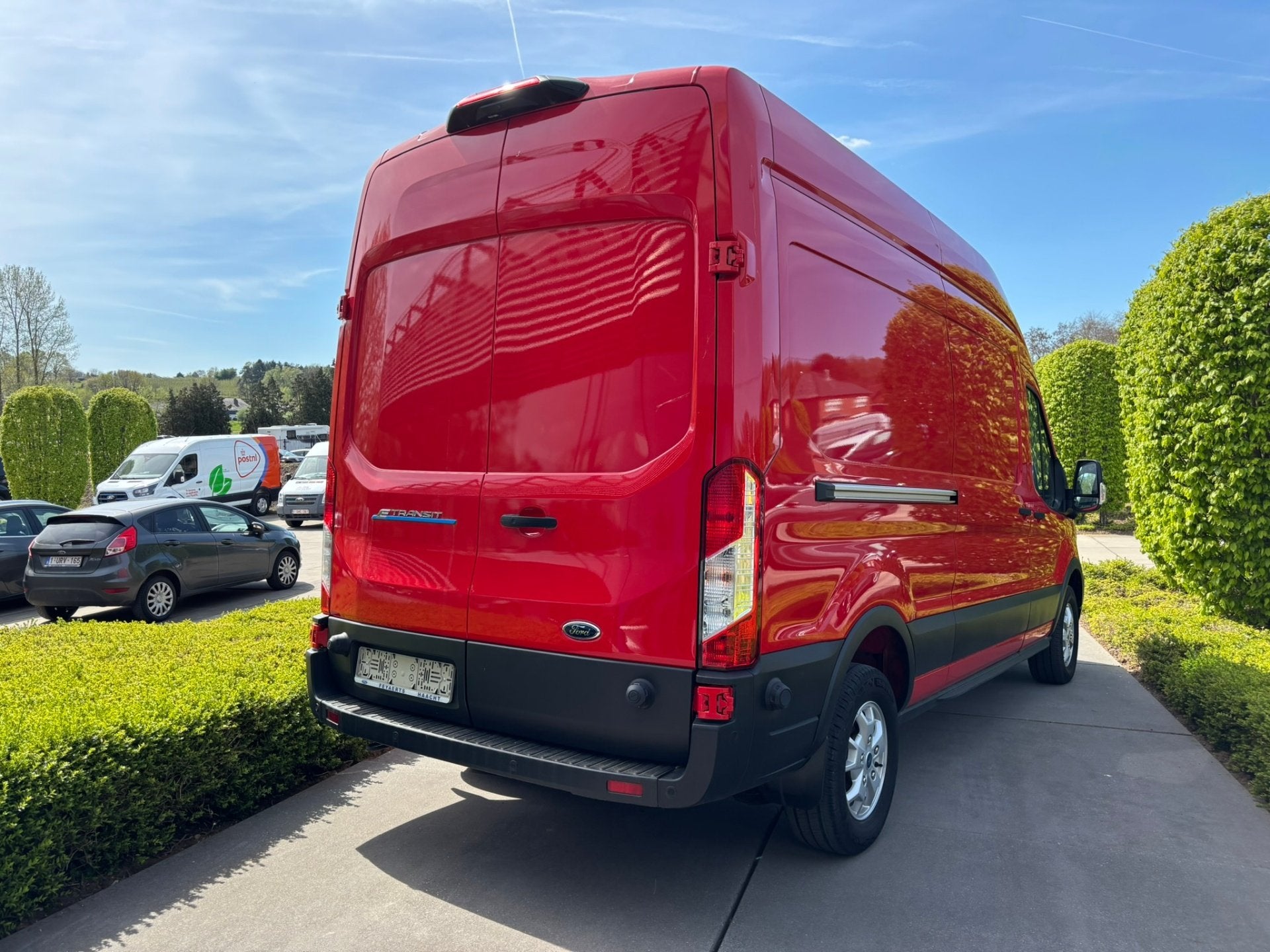 Ford Transit E-Transit 2T 350L L3 Trend Electric – Hoog Da, Auto's, Automaat, Stof, Gebruikt, Bluetooth